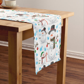 Snowman Christmas  Short Table Runner