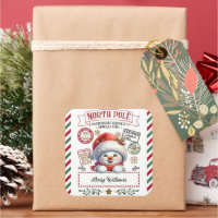 Snowman Christmas Special Delivery From Sant