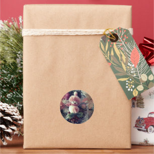 Snowman Christmas Sticker