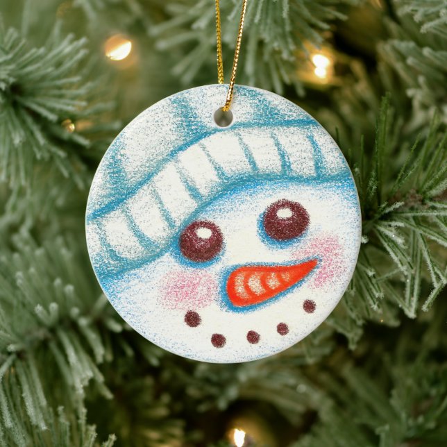 Snowman Christmas Tree Ornament Gift (Tree)
