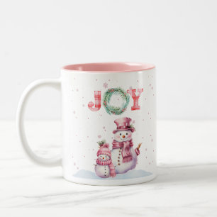 Snowman Christmas Two-tone coffee Mug