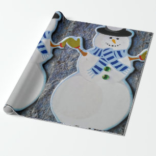 Snowman Christmas Wrapping Paper