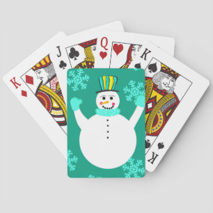 Snowman Classic Playing Cards