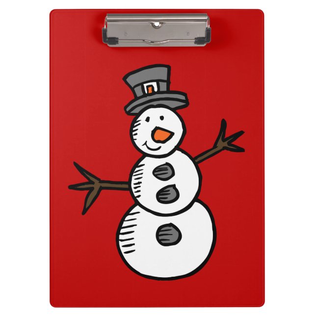Snowman Clipboard (Front)