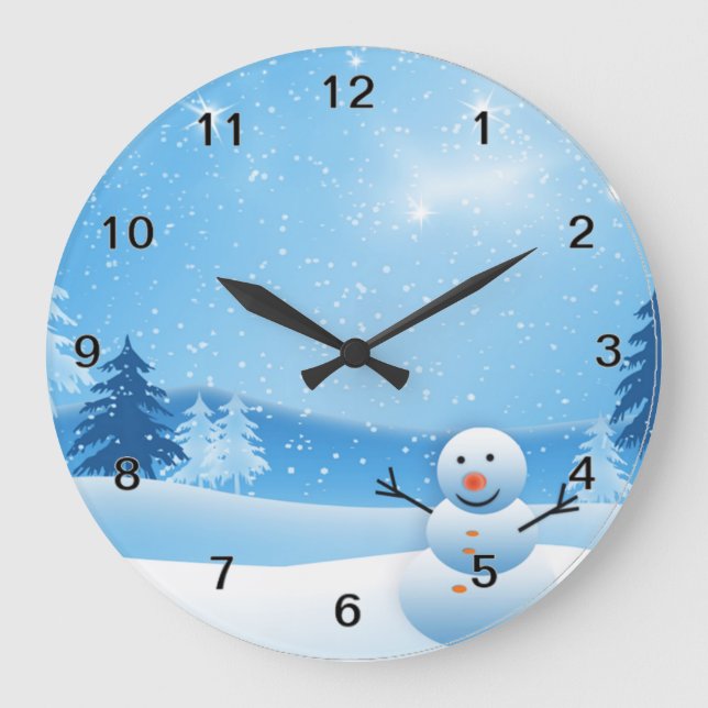 Snowman Clock (Front)