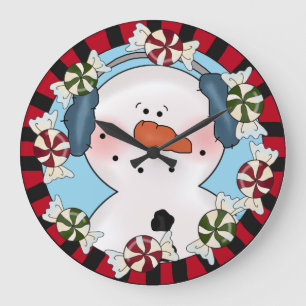 Snowman Clock