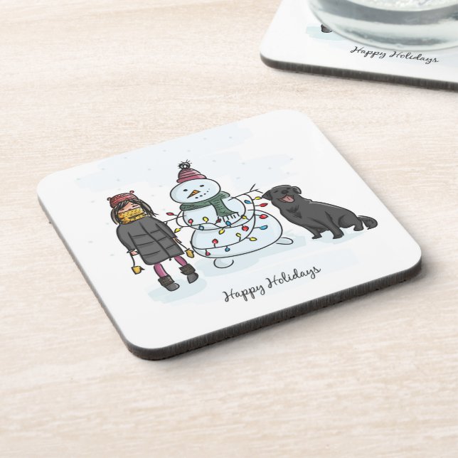 Snowman Coaster (Left Side)