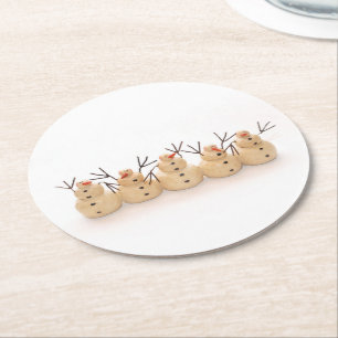 snowman coasters