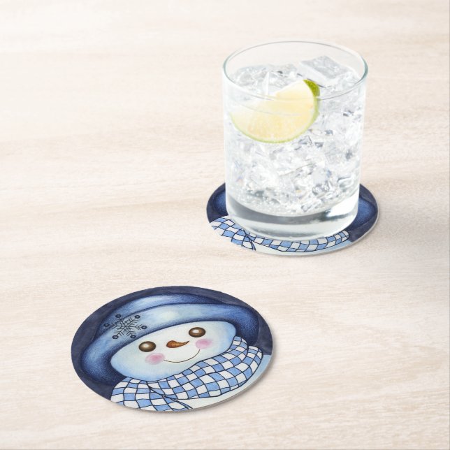 Snowman Coasters (Insitu)