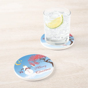 Snowman Coasters