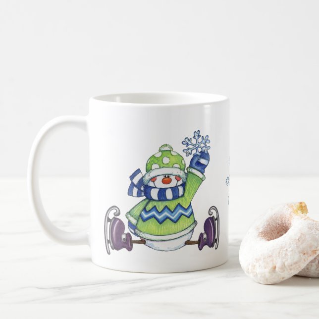 Snowman Coffee Mug (With Donut)