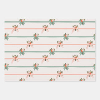 Snowman Collection Holiday Wrapping Paper Sheet