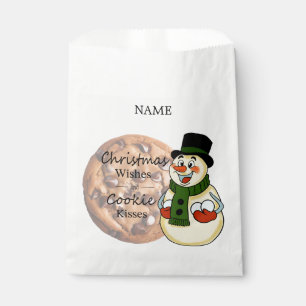 Snowman Cookie Sleeve Favour Bag