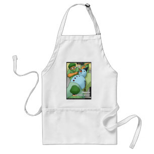 Snowman Cosmetic Surgery Funny Gifts Tees Cards Standard Apron