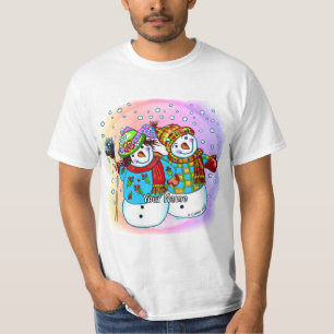 Snowman Couple  T-Shirt