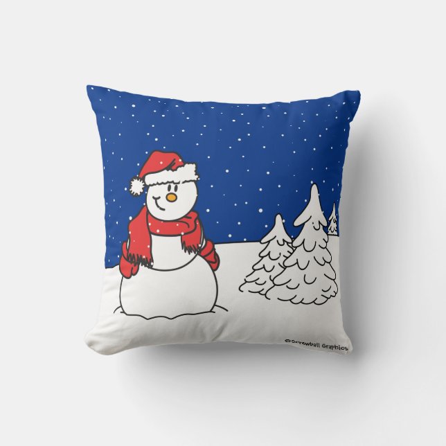 Snowman Cushion (Front)