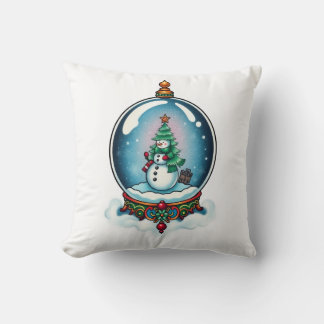 snowman cushion