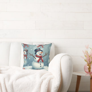 snowman cushion