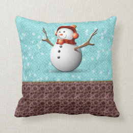 snowman cushion