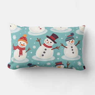 Snowman cushion