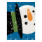 SNOWMAN CUTE FACE POSTER