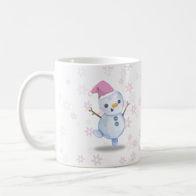 Snowman cute mug (Left)