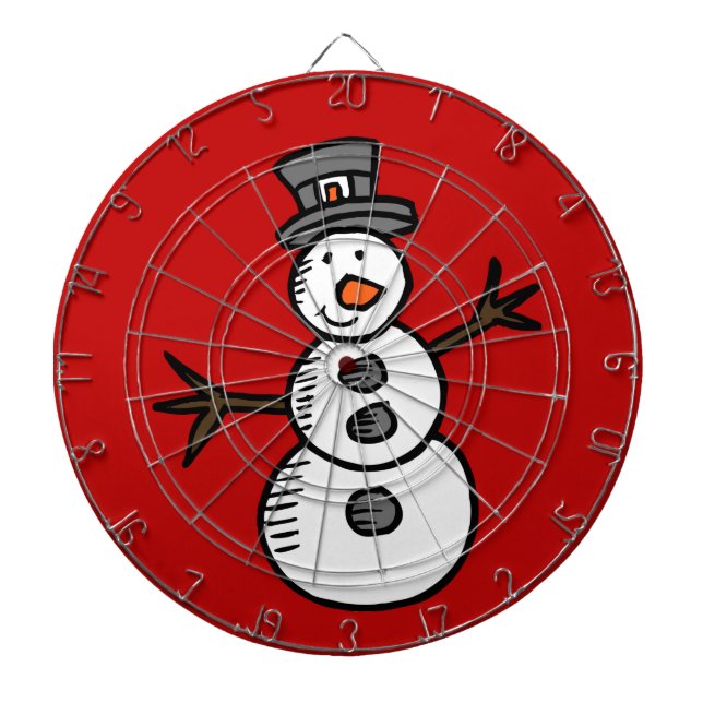 Snowman Dartboard (Front)