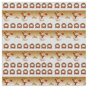 Snowman Fabric
