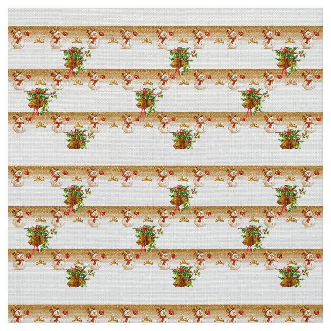 Snowman Fabric (Swatch)