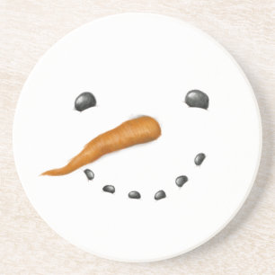 SNOWMAN FACE COASTER