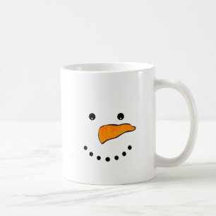 Snowman Face Coffee Mug
