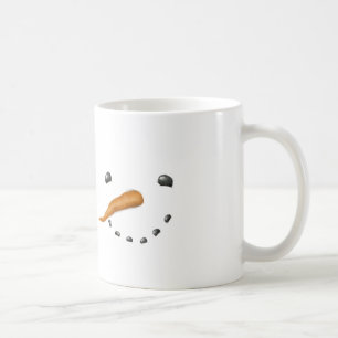 SNOWMAN FACE COFFEE MUG