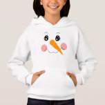 Snowman Face Cute Festive Christmas Holiday<br><div class="desc">This design was created though digital art. You may change the style of this shirt by choosing More > under the style option. It may be personalised by clicking the customise button and changing the colour, adding a name, initials or your favourite words. Contact me at colorflowcreations@gmail.com if you with...</div>