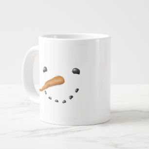 SNOWMAN FACE LARGE COFFEE MUG
