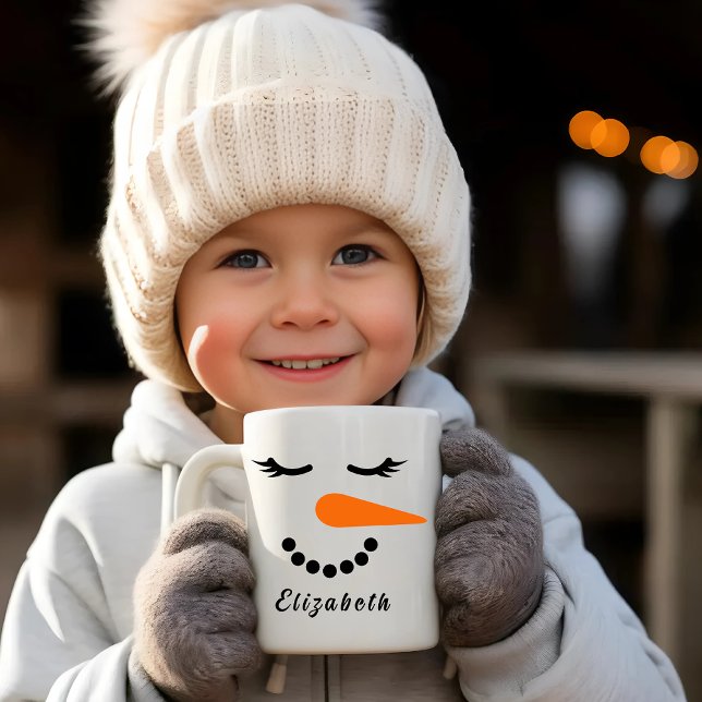 Snowman Face Mug | Custom Holiday Mug (Creator Uploaded)