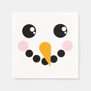 Snowman Face Napkin