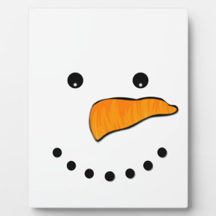 Snowman Face Plaque