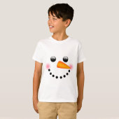 Snowman face T-Shirt (Front Full)