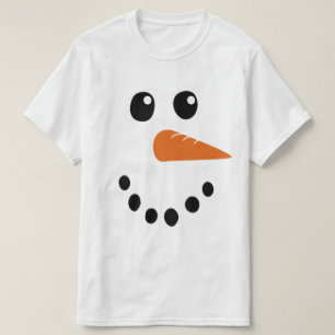 Snowman Face T-Shirt