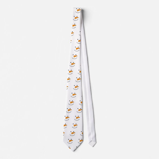 Snowman Face Tie (Front)