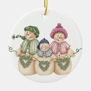 Snowman Family Keepsake Ornament
