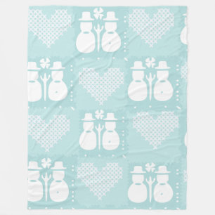 Snowman  fleece blanket