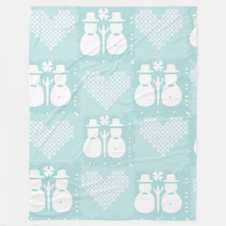 Snowman  fleece blanket