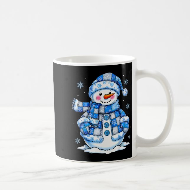 Snowman For Women Men Kids Grandkids Christmas  Coffee Mug (Right)