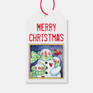 Snowman Friends Gift Tags