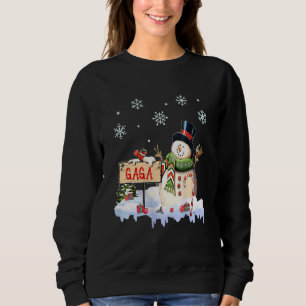 Snowman Gaga Freeze Christmas Party Xmas Sweatshirt