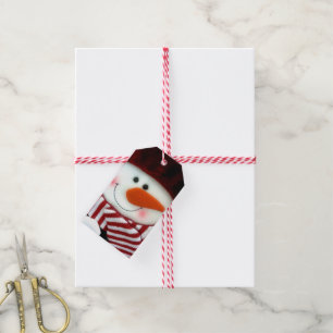 Snowman gift tag