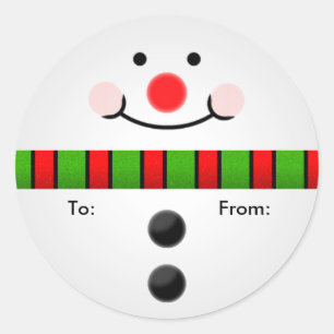 Snowman Gift Tag