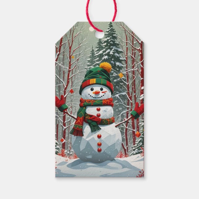 Snowman Gift Tags (Front)
