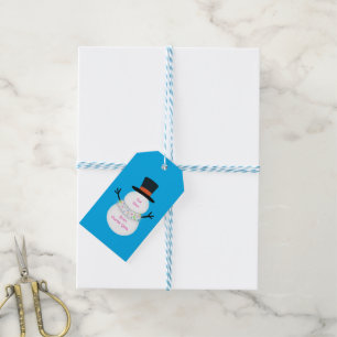 snowman gift tags